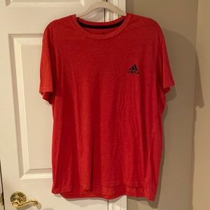 Red adidas t shirt, mens XL good quality